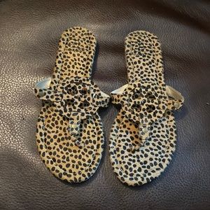 Leopard sandals